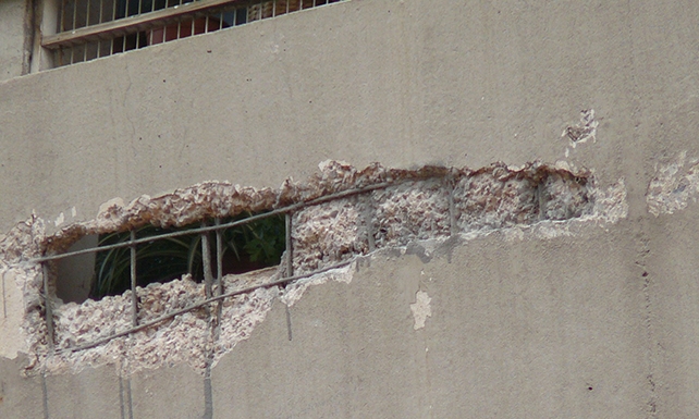 Rehabilitación de fachadas en calle Felipe de Paz (Barcelona)