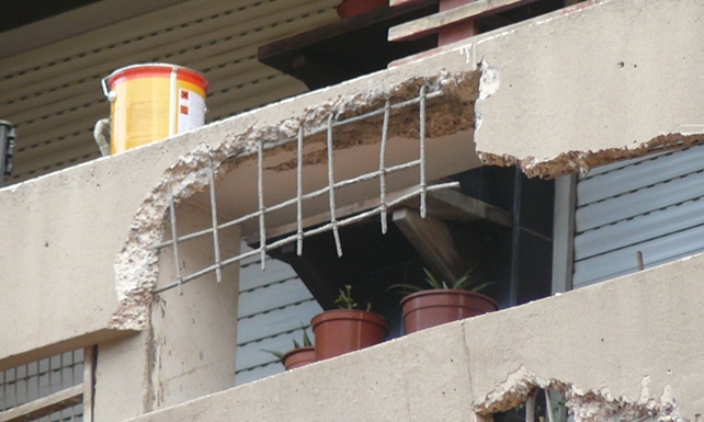 Rehabilitación de fachadas en calle Felipe de Paz (Barcelona)