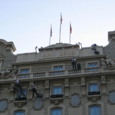 Rehabilitació de façanes sense bastides